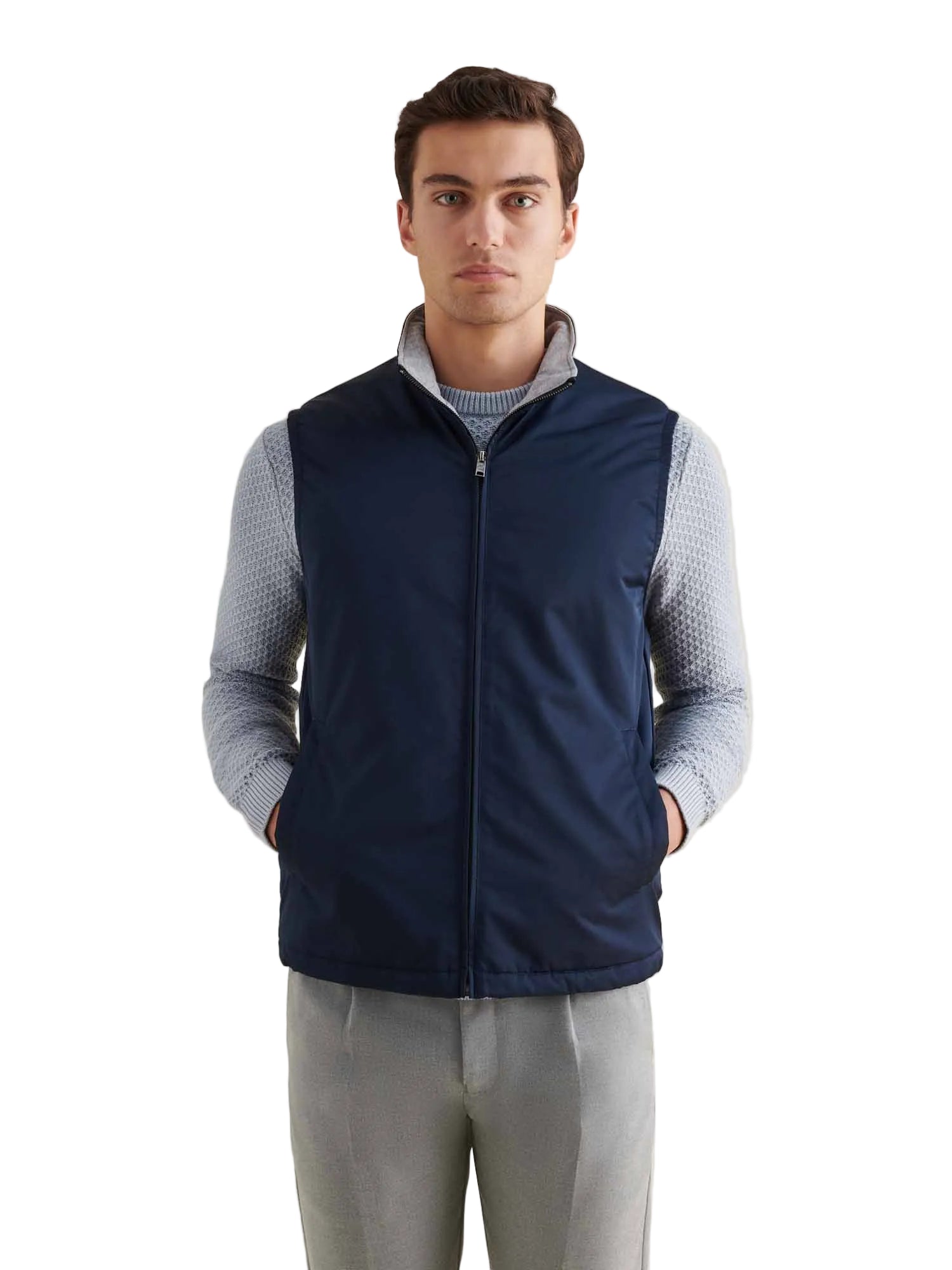 Peckham Rye Light Padded Dark Sapphire Navy Gilet